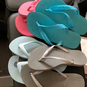 Havainas Flip Flops Kids 31-32 4 pairs